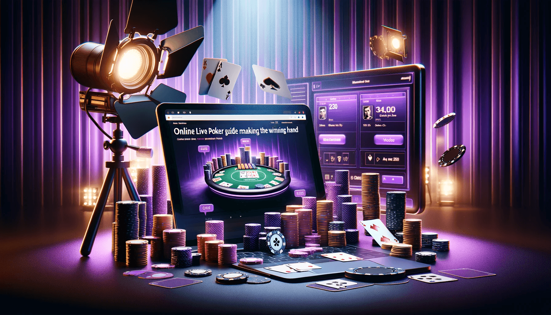 Guia de pôquer online ao vivo para fazer a mão vencedora image