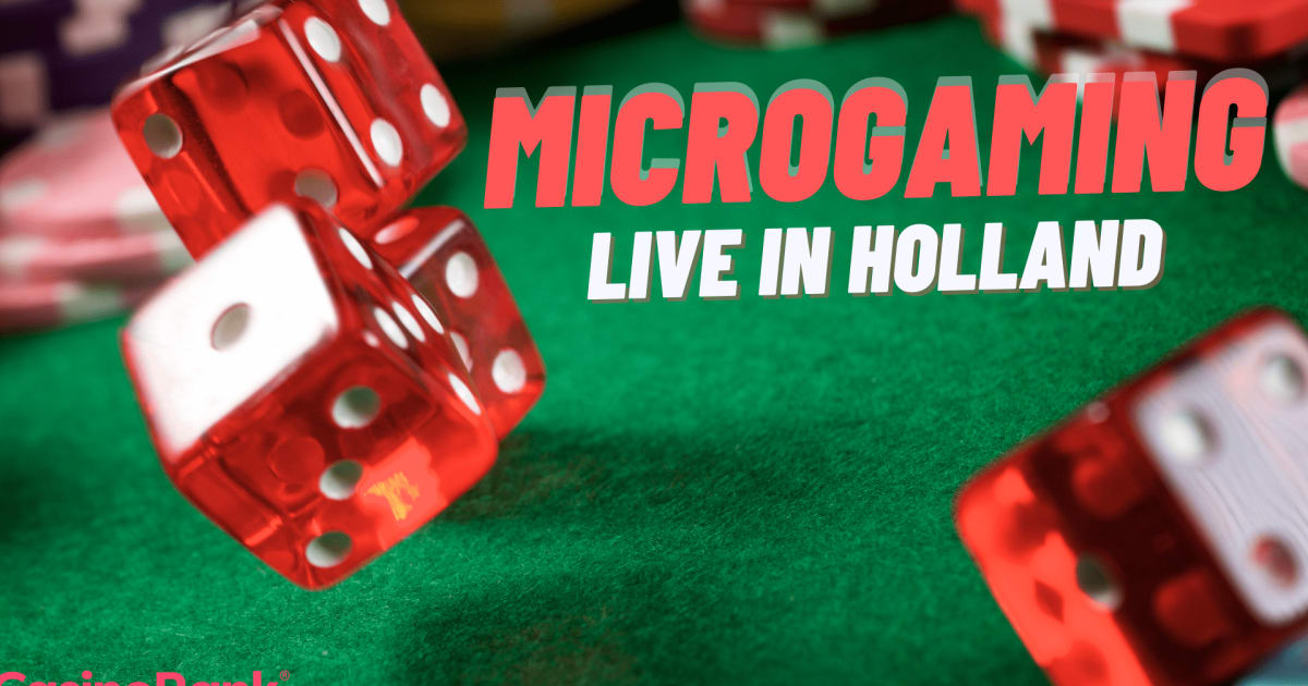 Microgaming leva seus caÃ§a-nÃ­queis online e jogos de cassino ao vivo para a Holanda