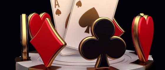 Jogando Pôquer de 3 Cartas ao Vivo por Evolution Gaming